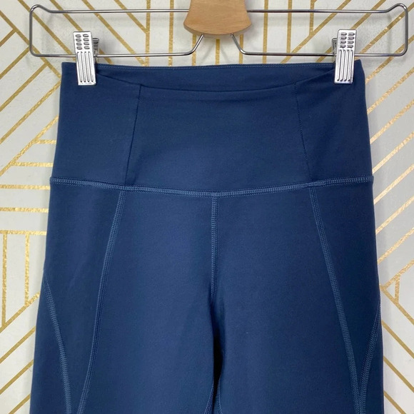 Girlfriend Collective Compressive High-Rise 7/8 Legging Midnight Blue Size US XS - Picture 3 of 12